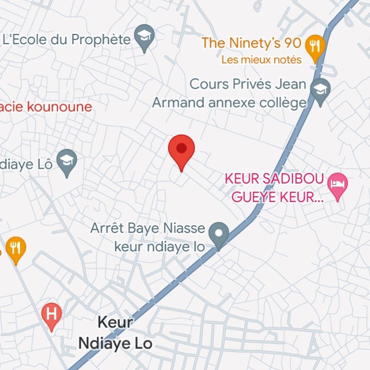 Terrain 225 mètres carrés à vendre à Dakar, Keur Ndiaye Lo 1
