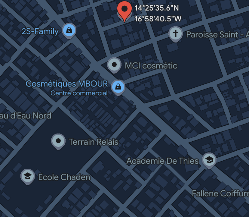 terrain de 300 m2 à mbour 01