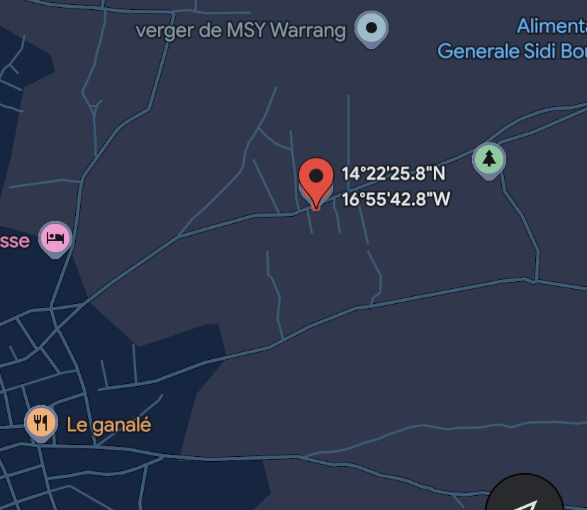 Terrain 5740m2 à warang 01