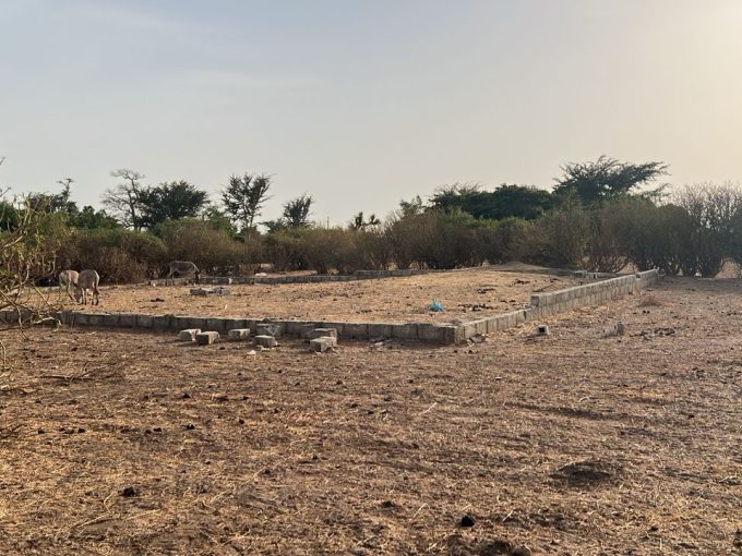 Terrain de 300 mètres carrés à vendre à Sinthiou Sénégal